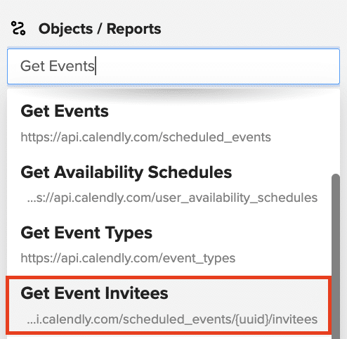 pull calendly event invitees into excel